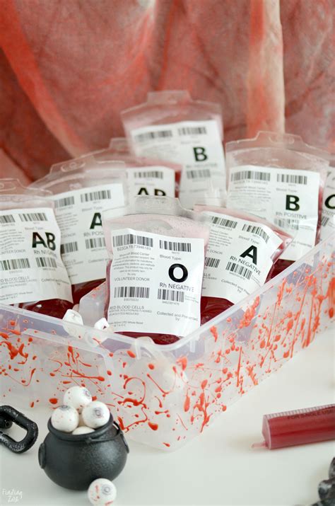 how to fill fake blood bags|blood bag for halloween party.